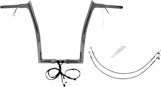Fat Baggers, Inc. Plug & Play EZ Install 1-1/4" Pointed Top Handlebar Kit 902916