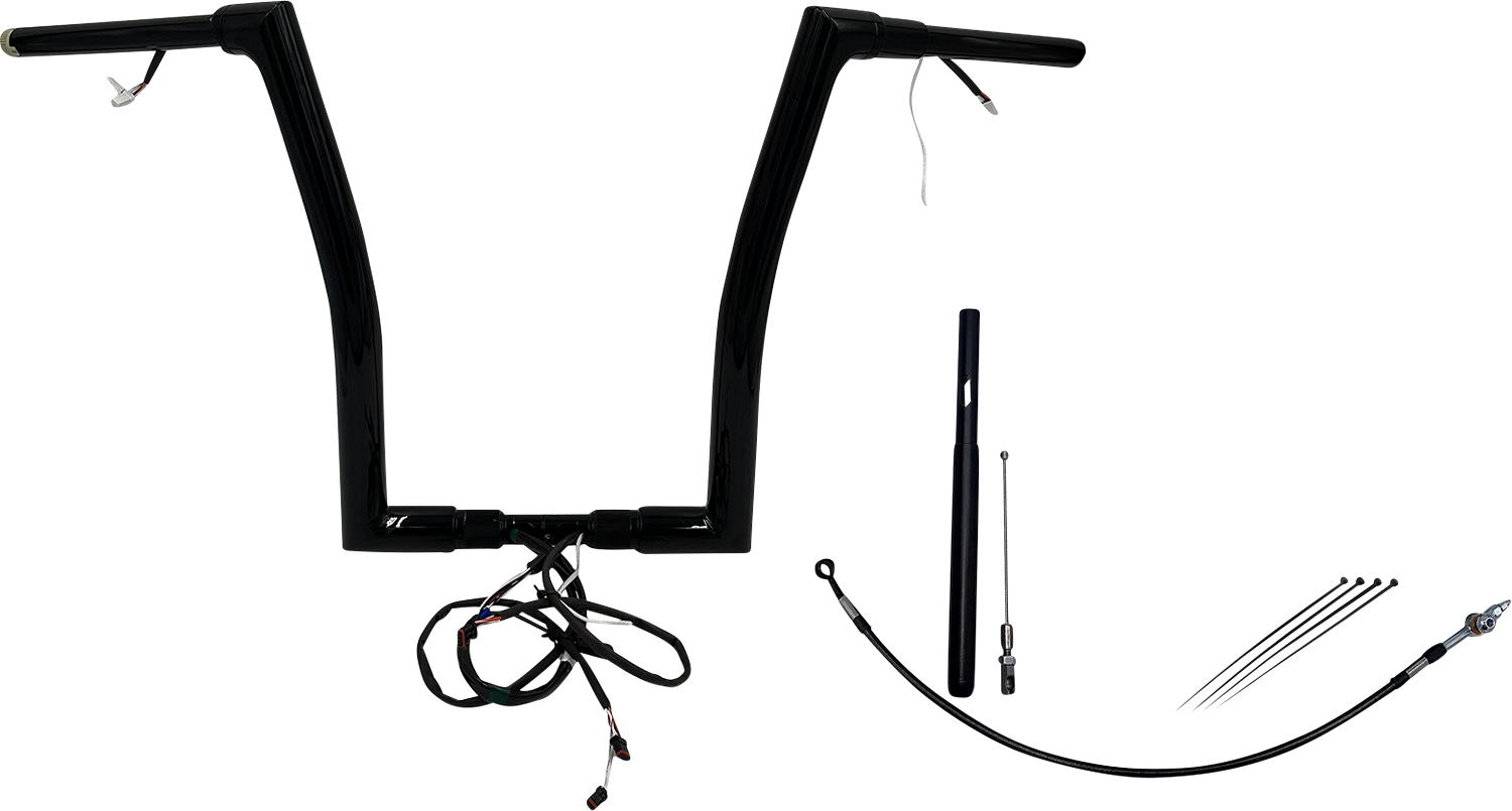 Fat Baggers, Inc. Plug & Play EZ Install 1-1/2" Flat Top Handlebar Kit 612916-B