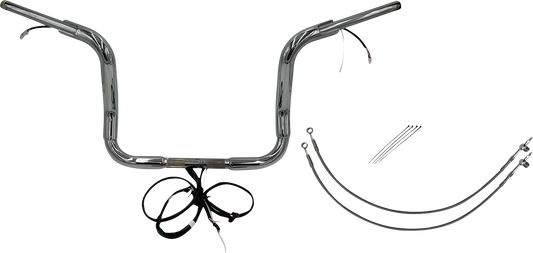 Fat Baggers, Inc. Plug & Play EZ Install 1-1/2" Round Top Handlebar Kit 801512