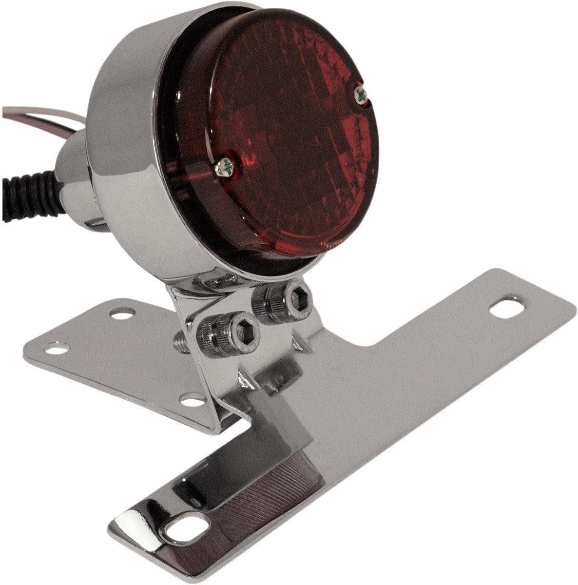 Emgo Classic 2 1/4in. Taillight w/License Plate Mount 62-21514