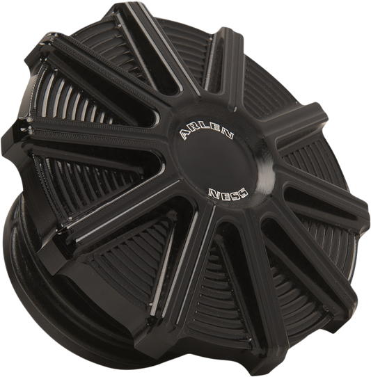 Arlen Ness Gas Cap Black 10 Gauge 0703-0847