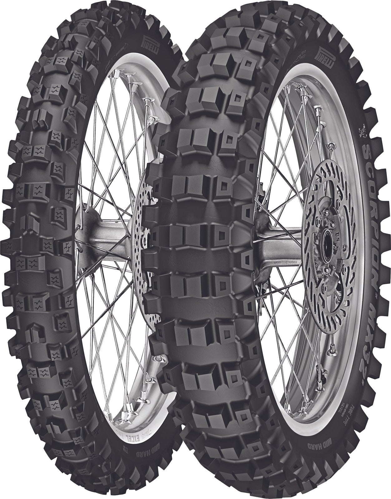 Pirelli Scorpion MX32 Mid Hard (MXMH) Tires 100/90-19 3107400