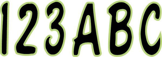 Hardline Series 300 Carbon Fiber Registration Kit Gradation - Black/Kiwi BLKK...