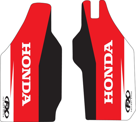 Factory Effex Lower Fork Guard Graphics Red 17-40302