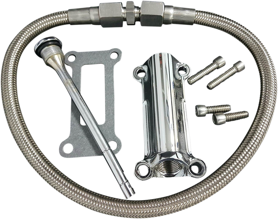 Drag Specialties Engine Oil Spout Kits 0710-0253