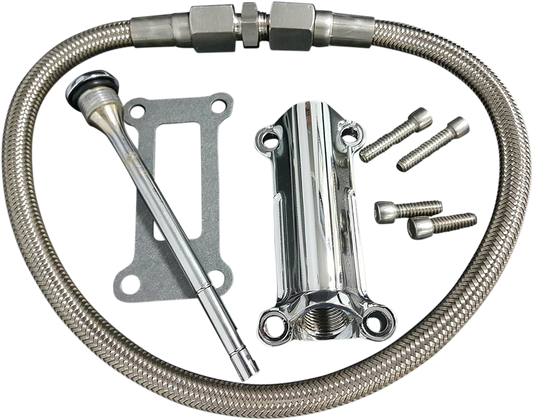 Drag Specialties Engine Oil Spout Kits 0710-0253