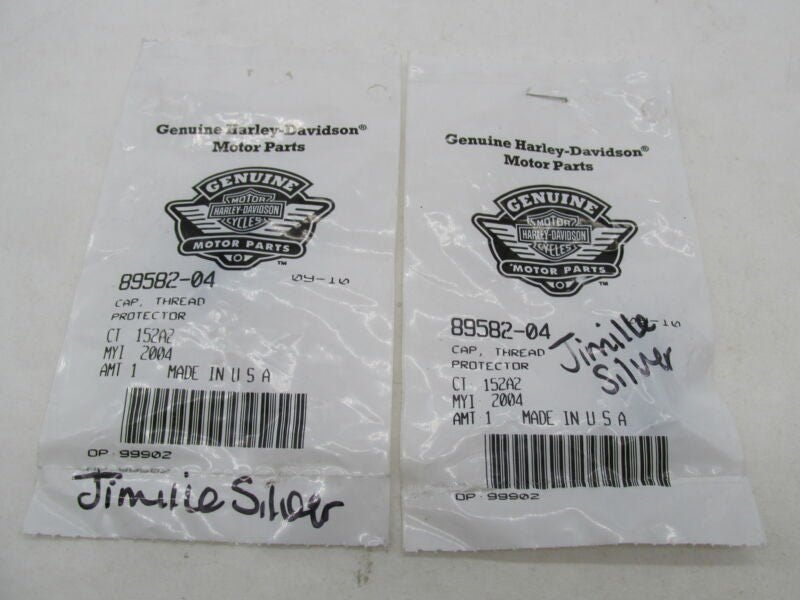 Lot of 2 Harley Davidson Genuine NOS Cap Thread Protector 89582-04