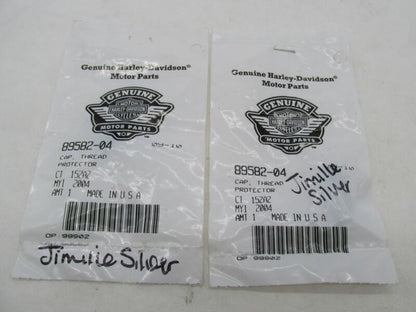 Lot of 2 Harley Davidson Genuine NOS Cap Thread Protector 89582-04