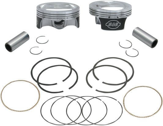 S & S Cycle Piston Kit For 103" Hot Set Up +.005" 106-0433
