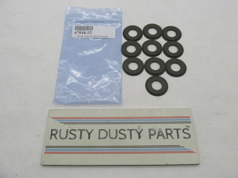 Lot of 10 Harley Davidson Genuine NOS Inner Swingarm Bearing Spacers 47518-52