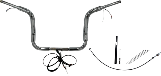 Fat Baggers, Inc. Plug & Play EZ Install 1-1/2" Round Top Handlebar Kit 812412