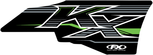 Factory Effex OEM Shroud and Tank Graphics Black Green 22-05130