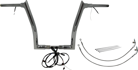 Fat Baggers, Inc. Plug & Play EZ Install 1-1/2" Pointed Top Handlebar Kit 801314