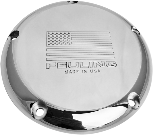 Feuling American Flag Logo Derby Covers Show Polished 9151