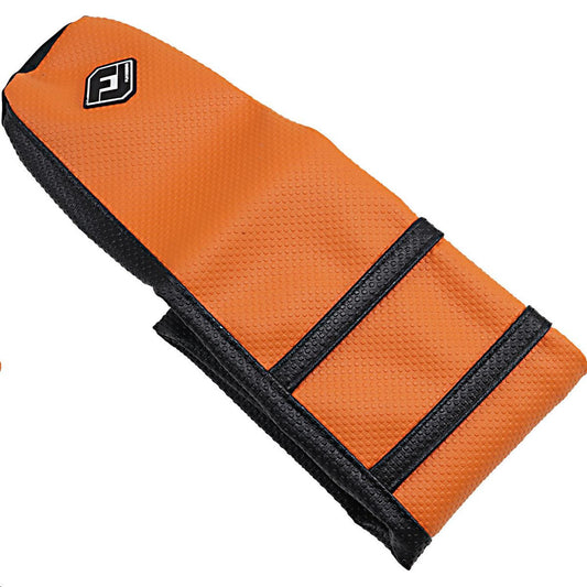 FLU Designs Inc. Pro Rib Seat PRS Seat Covers Black Orange 55508