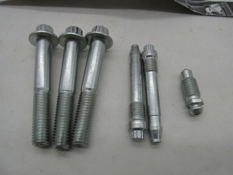 Harley Davidson Genuine NOS Plated Silver Finish Caliper Hardware Kit 44473-02
