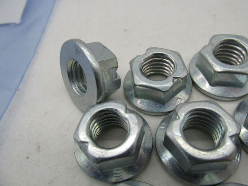 Lot of 8 Harley Davidson Genuine Hex Flange Lock Nut 7427M