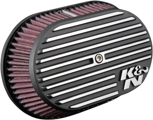 K & N Street Metal Air Intake System Black Side Draft RK-3956