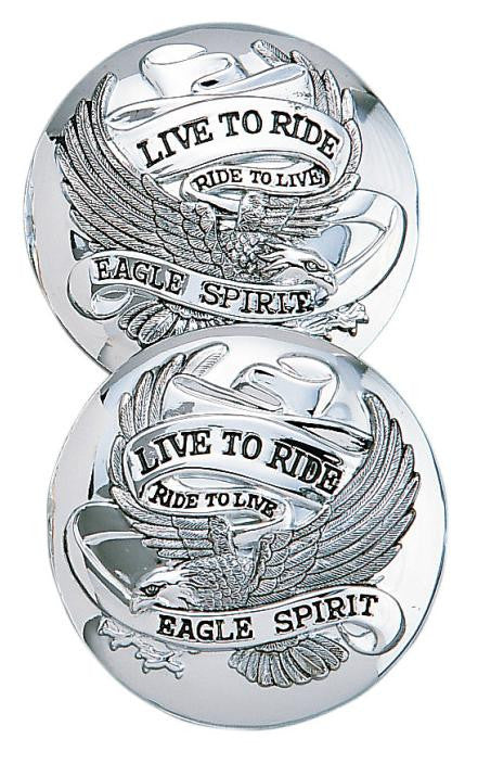 Drag Specialties Live To Ride Gas Cap Cover DS-390126