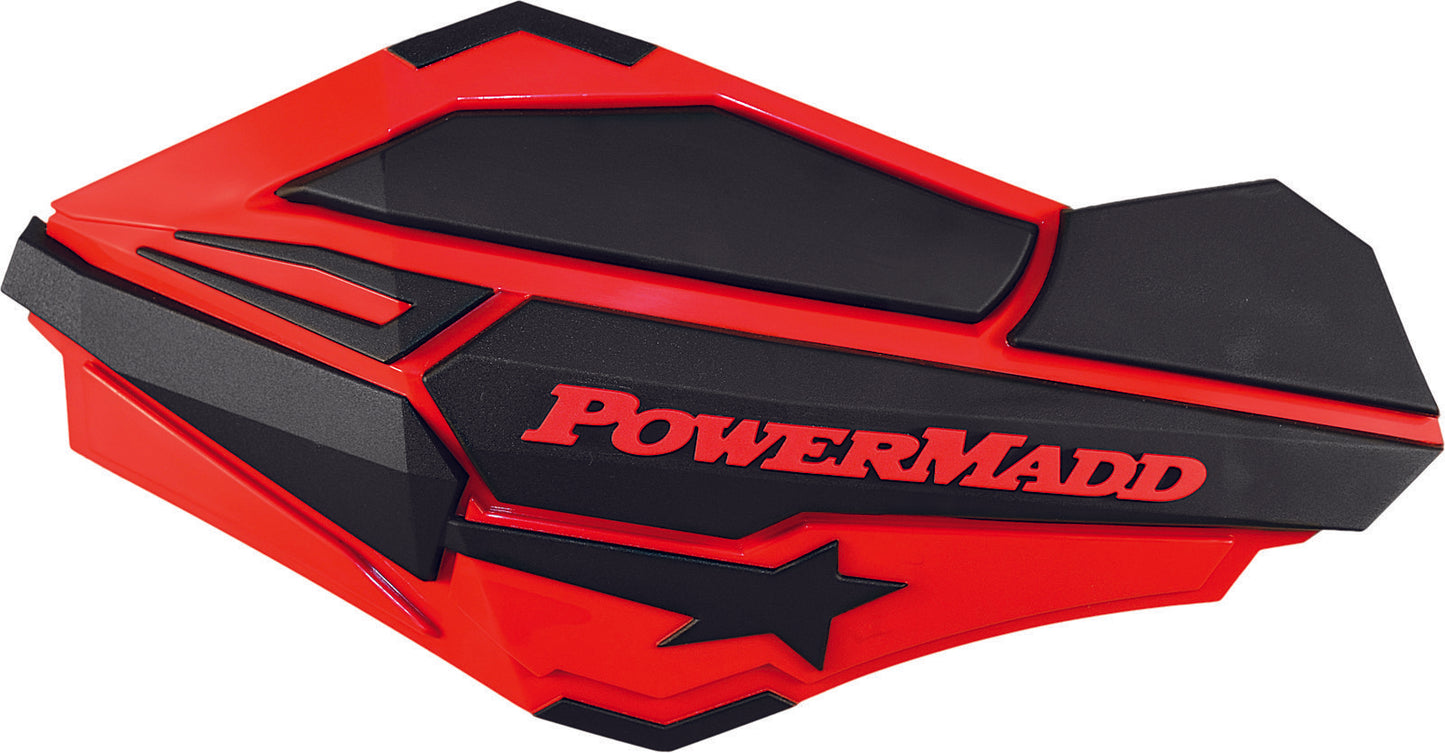 Powermadd Sentinel Handguards Polaris Red/Black 34402
