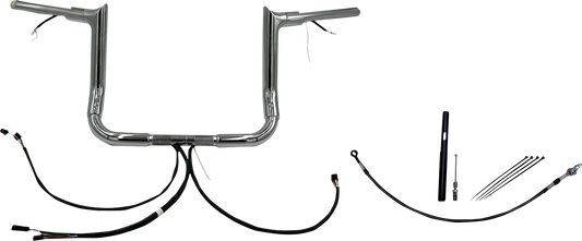 Fat Baggers, Inc. Plug & Play EZ Install 1-1/4" Pointed Top Handlebar Kit 902212