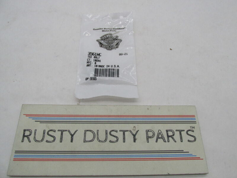Lot of 2 Harley Davidson Genuine NOS 10-24 x 3/8 Tee Bolts 3561WC