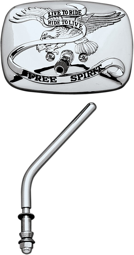 Emgo Live To Ride Custom Mirror Chrome, Left 20-31703A