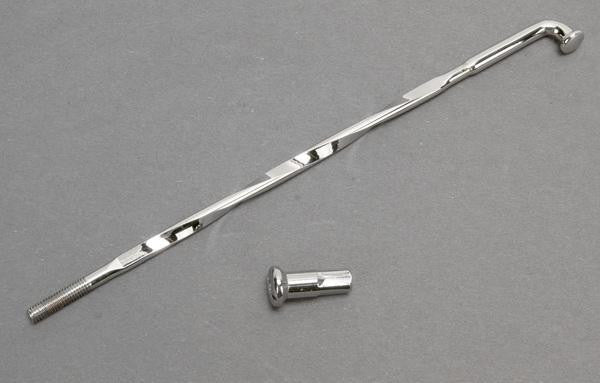 Drag Specialties Chrome Twisted Spoke Set for Wide Glide Hub and Drop-Center ...