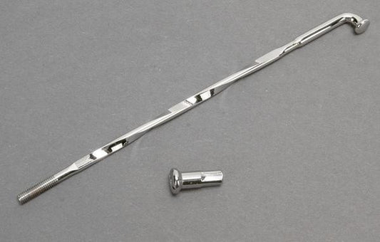 Drag Specialties Chrome Twisted Spoke Set for Wide Glide Hub and Drop-Center ...