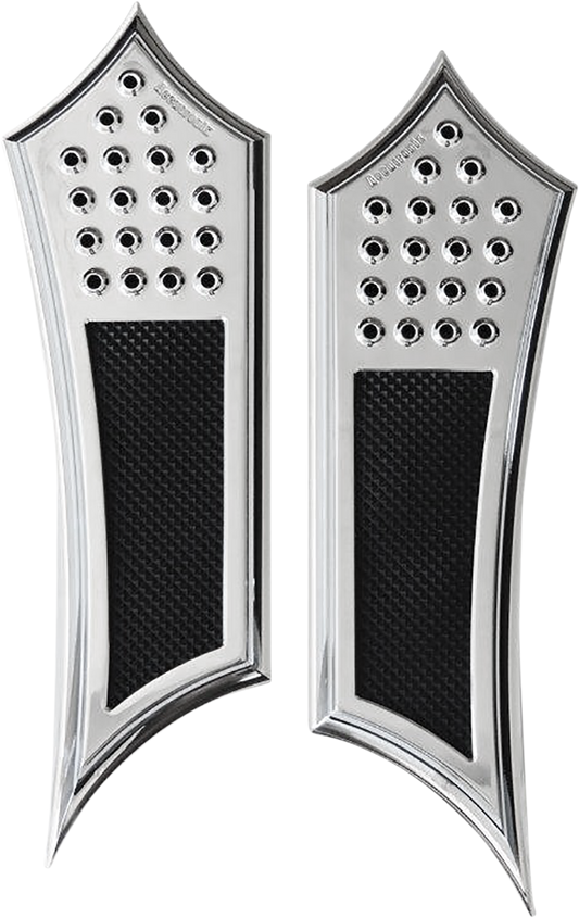 Accutronix Front Floorboards Knurled Drilled FBF01-DIC