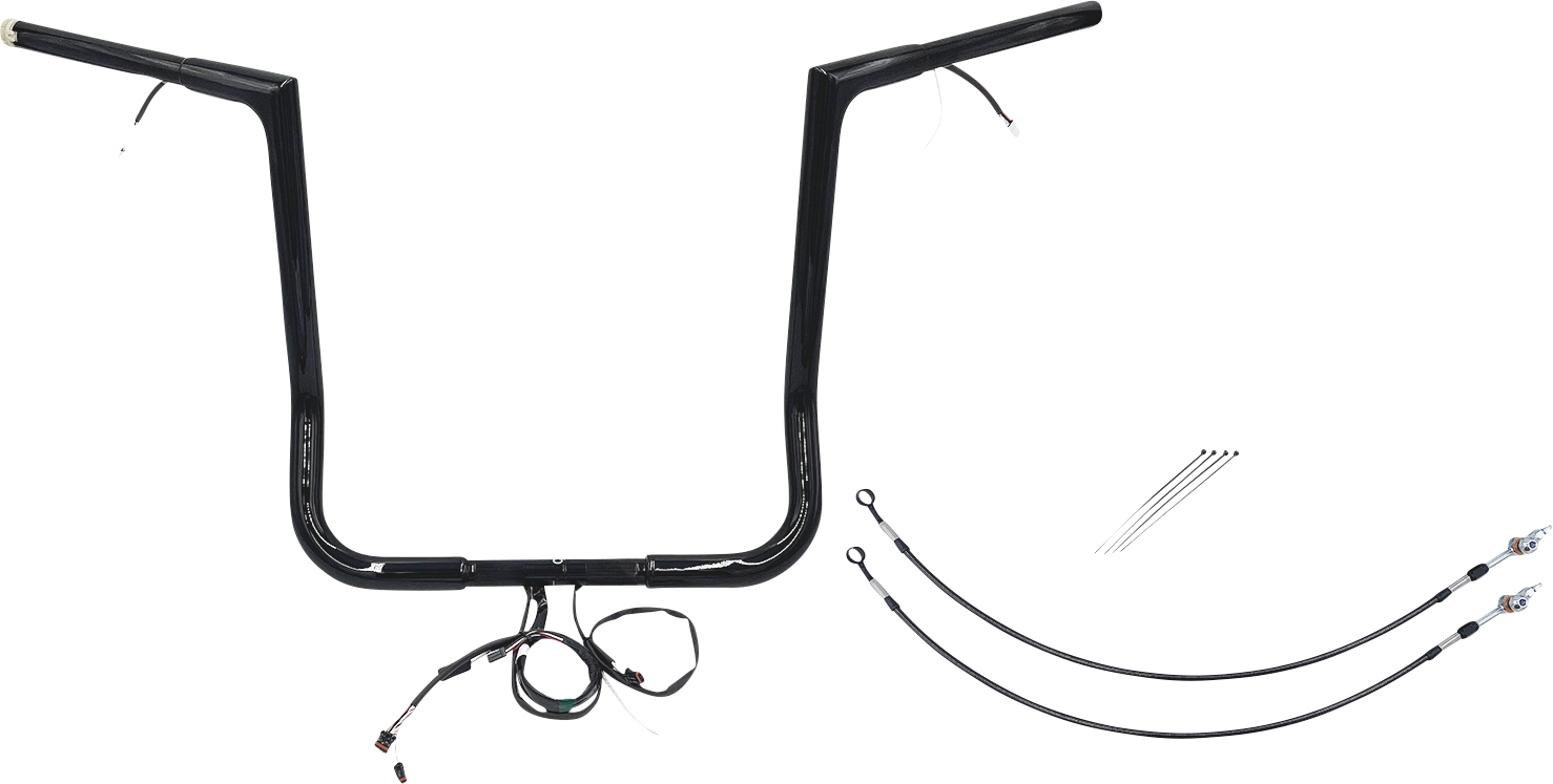 Fat Baggers, Inc. Plug & Play EZ Install 1-1/4" Flat Top Handlebar Kit 702216-B