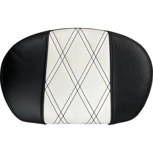 Le Pera Sissy Bar Pads Black/White L-SBP02GT/HR1