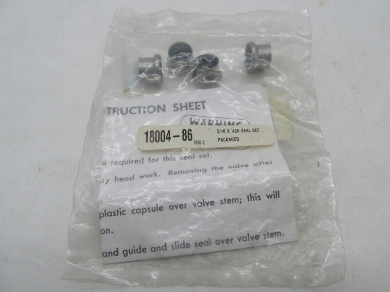 Harley Davidson Genuine NOS K-Line Valve Seals 18004-86