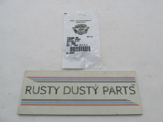 Harley Davidson Genuine Black Mirror Backing Plate Washer 53600-06