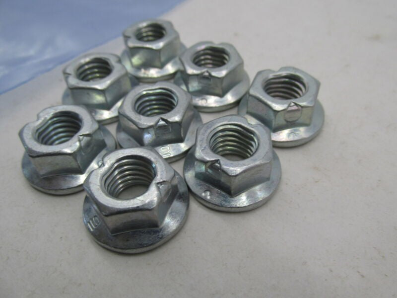Lot of 8 Harley Davidson Genuine Hex Flange Lock Nut 7427M