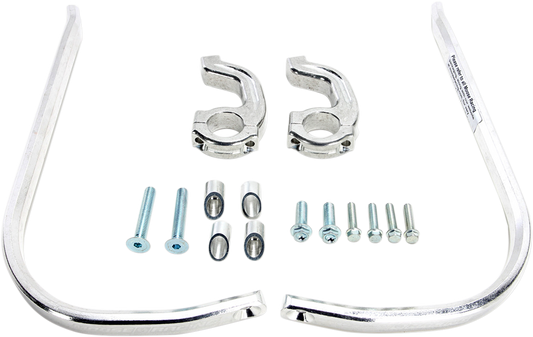 Moose Racing Contour Handguards Silver 0635-1494