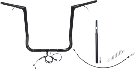 Fat Baggers, Inc. Plug & Play EZ Install 1-1/4" Flat Top Handlebar Kit 712016-B