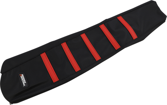 Moose Racing Ribbed Seat Cover Red 0821-3368