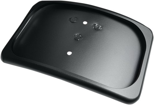 Drag Specialties Radius License Plate Mount Flat Black 2030-1013