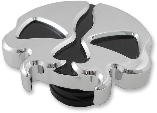 Drag Specialties Split Skull Gas Cap Chrome 0703-0787