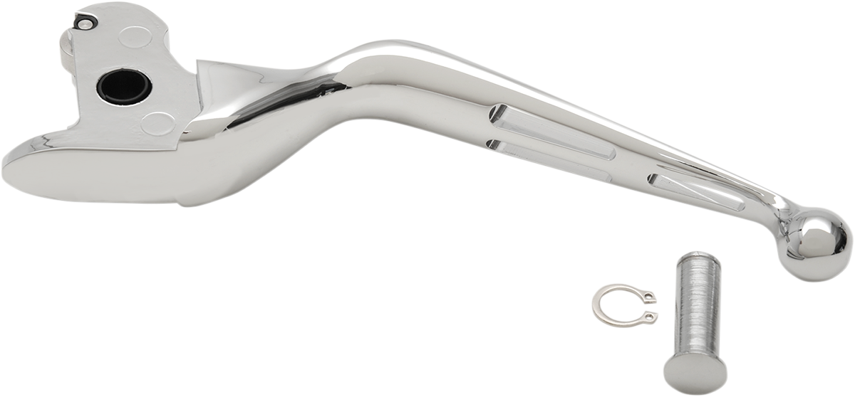 Drag Specialties Slotted Wide Blade Replacement Clutch Lever Chrome 0613-0942