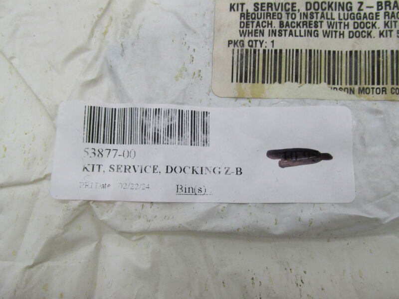 Harley Davidson Genuine NOS Luggage Rack Docking Z Bracket 53877-00