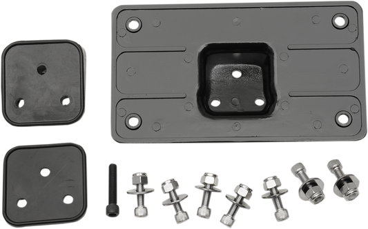 Drag Specialties License Plate Mount Black 2030-0886