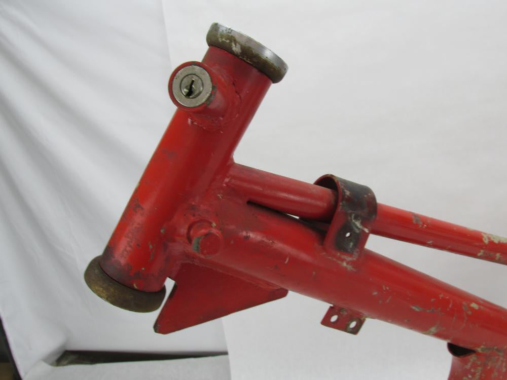 Harley Aermacchi 1966 M50S Red Frame w/ Rear Shocks Swingarm, Fender &