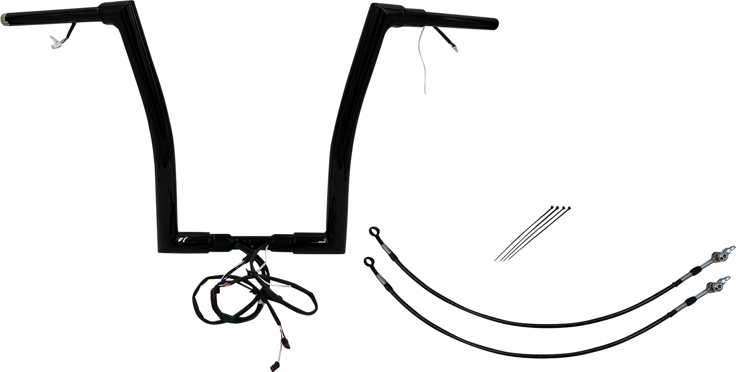 Fat Baggers, Inc. Plug & Play EZ Install 1-1/2" Flat Top Handlebar Kit 602316-B