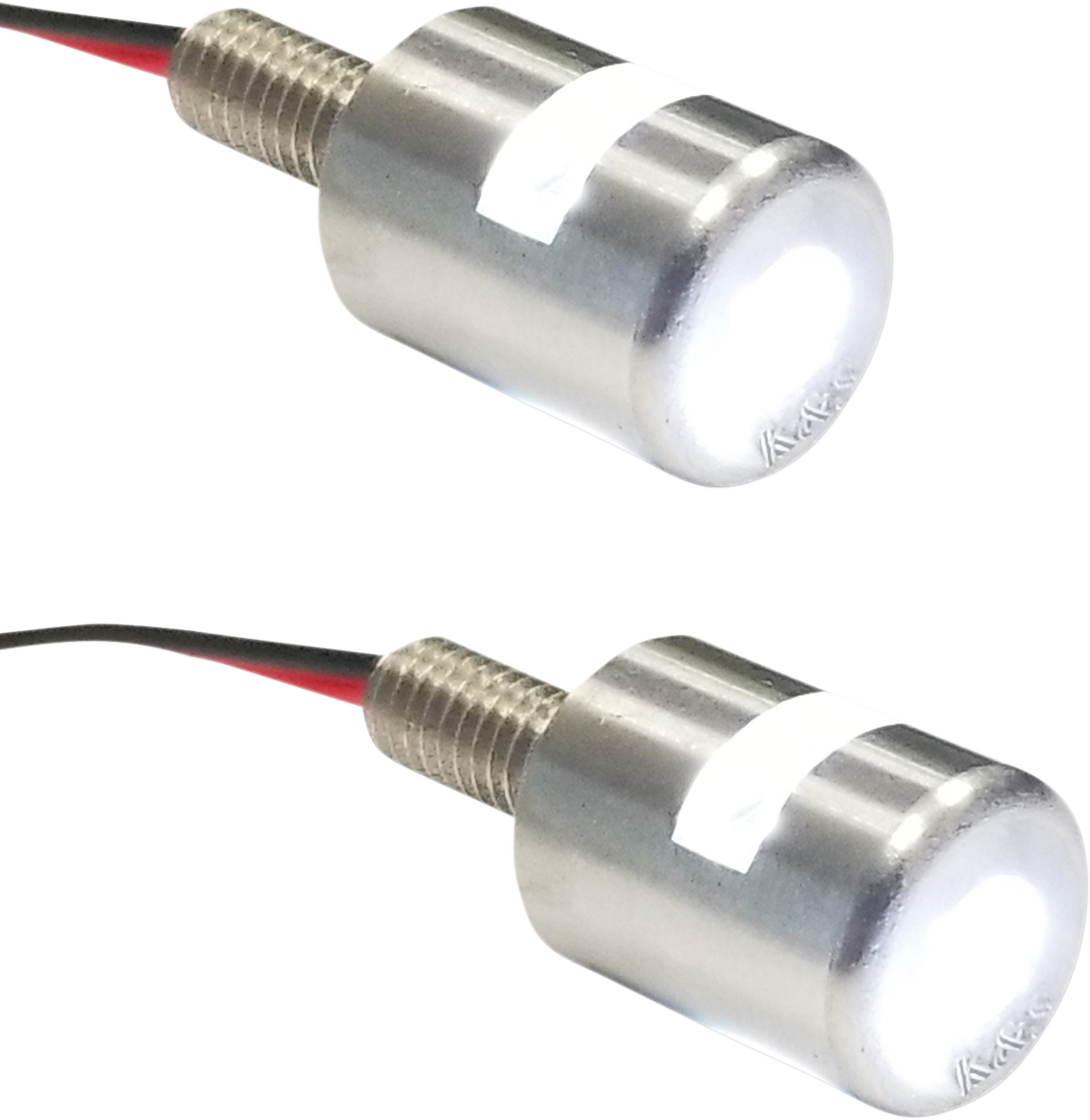 K & S Three-Beam License Plate Bolt Lights White Run, Turn 25-9181