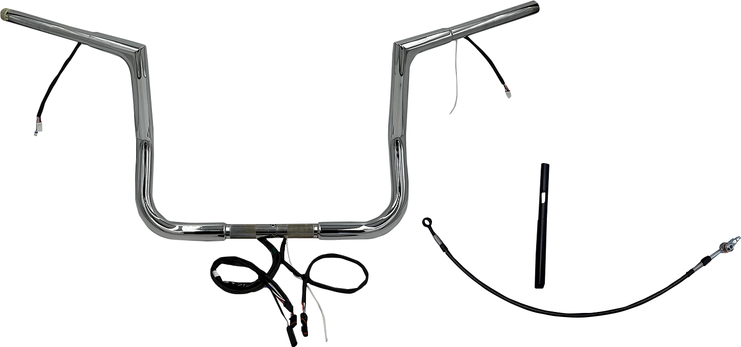Fat Baggers, Inc. Plug & Play EZ Install 1-1/4" Flat Top Handlebar Kit 712016
