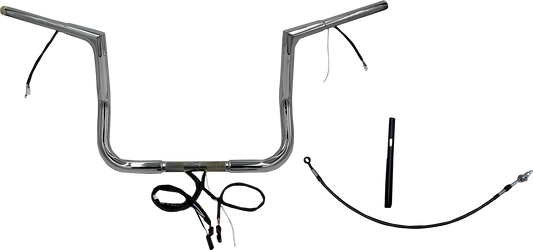 Fat Baggers, Inc. Plug & Play EZ Install 1-1/4" Flat Top Handlebar Kit 712016
