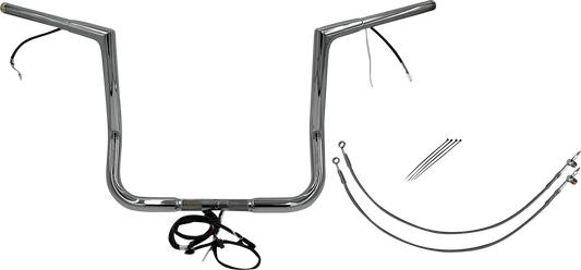 Fat Baggers, Inc. Plug & Play EZ Install 1-1/4" Flat Top Handlebar Kit 712914