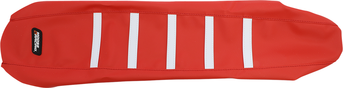 Moose Racing Ribbed Seat Cover Red 0821-3430